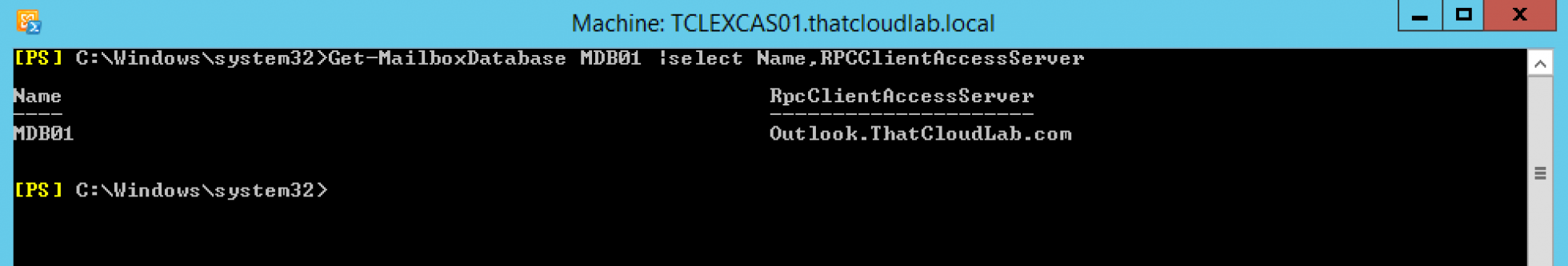 Create Exchange 2010 Client Access Array