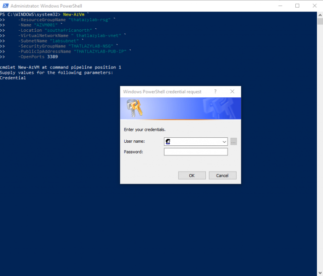 How to create a new Azure virtual machine using Azure PowerShell and ...