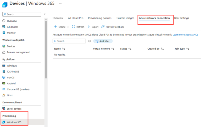 Deploying Windows 365 and Integrating with Azure Network Connection: A ...