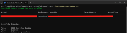 Identifying Public vs. Private Microsoft 365 Groups