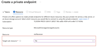 Guide to Setting up Azure File Share and Connecting via Private Endpoint