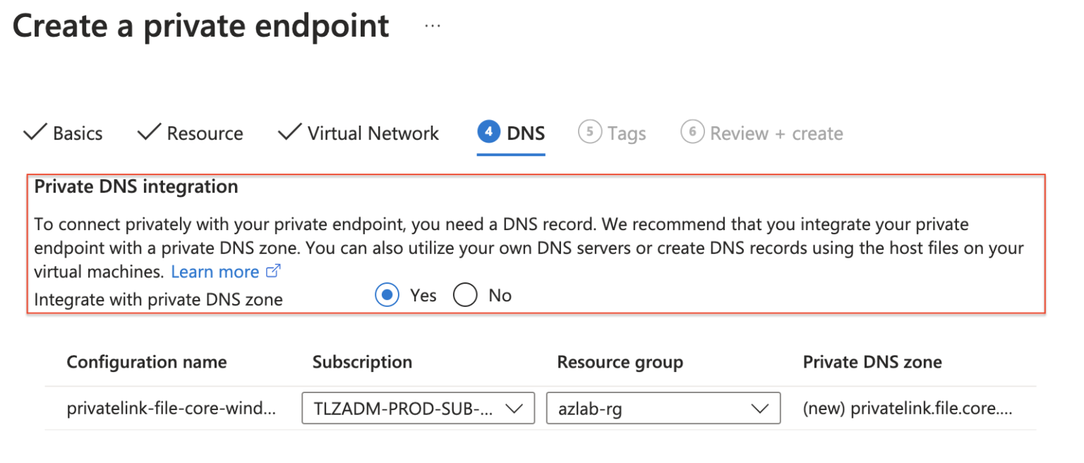 Guide to Setting up Azure File Share and Connecting via Private Endpoint