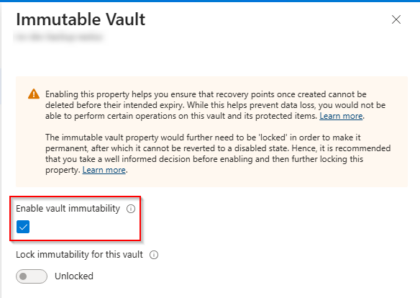 Microsoft Azure Backup Immutable Vault: Protecting Your Data from ...