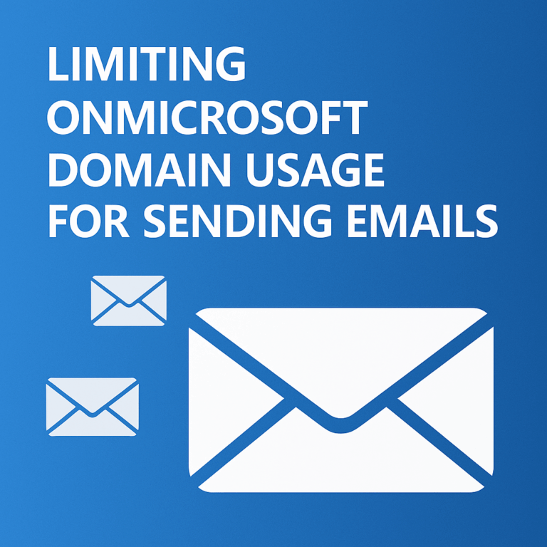 Why You Need to Stop Using onmicrosoft.com for Emails in Microsoft 365