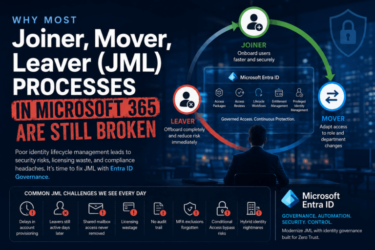 Why Most Joiner, Mover, Leaver (JML) Processes in Microsoft 365 Are Still Broken