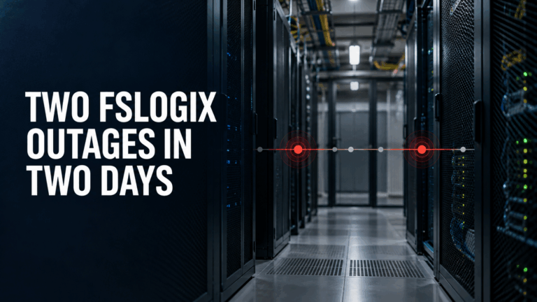 Two FSLogix Outages in Two Days